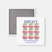 Funny | Weihnachts-Pudding | UNION JACK | BREXIT Magnet (Vorderseite/Rückseite)