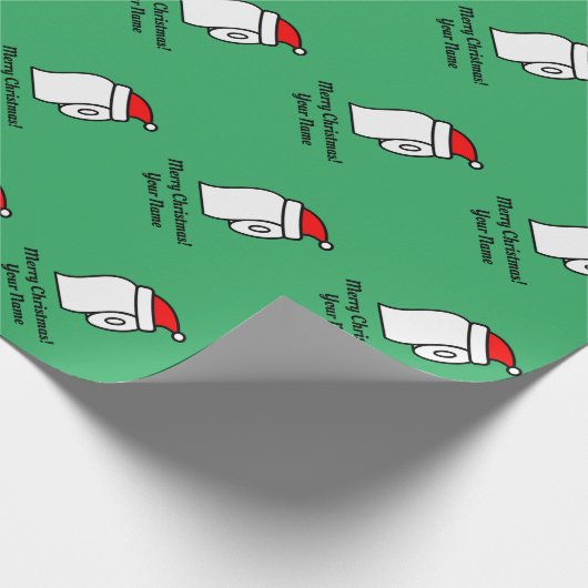 Funny Weihnachts-Toilettenpapier Rollen Design Cus Geschenkpapier (Ecke)