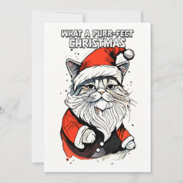 Funny Weihnachtsangebot Niedlich Whimsical Santa C Feiertagskarte