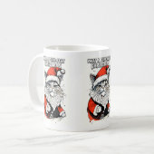 Funny Weihnachtsangebot Niedlich Whimsical Santa C Kaffeetasse (Vorderseite Links)