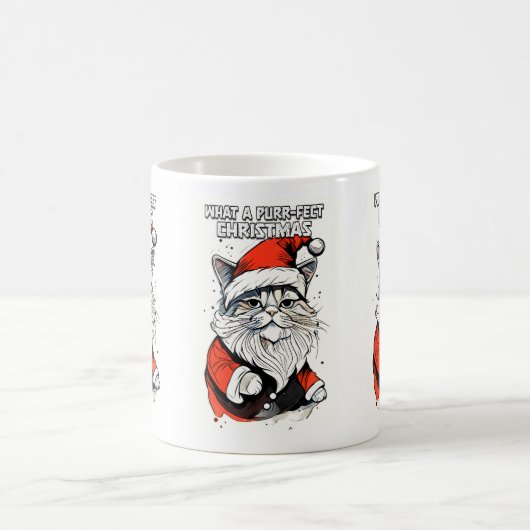 Funny Weihnachtsangebot Niedlich Whimsical Santa C Kaffeetasse (Mittel)