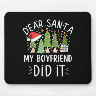 Funny Weihnachtsangebot Redewendungen Liebe Santa Mousepad