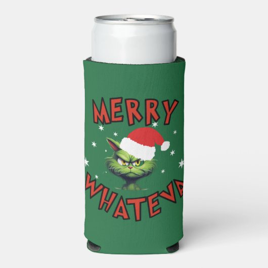 Funny Weihnachtsfeiertag kann kühlen Selters Dosenkühler (Seltzer Vorderseite)