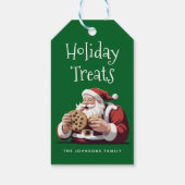 Funny Weihnachtsfest Kochreise Geschenkanhänger (Rückseite)