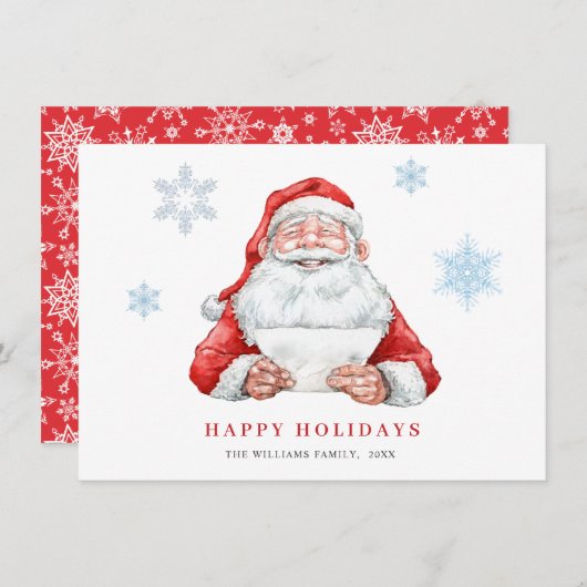 Funny Weihnachtsgrüße Feiertagskarte (Vorne/Hinten)