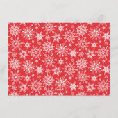 Funny Weihnachtsgrüße Feiertagskarte (Rückseite)