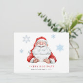 Funny Weihnachtsgrüße Feiertagskarte (Stehend Vorderseite)
