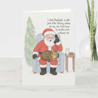 Funny Weihnachtskarte Feiertagskarte
