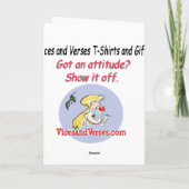 Funny Weihnachtskarte Feiertagskarte (Rückseite)