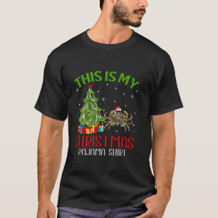 Funny WeihnachtsLICHT Das ist mein Crab Weihnachte T-Shirt