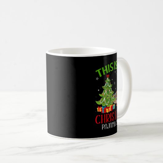 Funny WeihnachtsLICHT Das ist mein Entenfest Weihn Kaffeetasse (VorderseiteRechts)