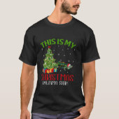 Funny Weihnachtslicht Das ist meine Iguana Christm T-Shirt (Vorderseite)