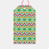 Funny Weihnachtsmann Claus Swole Weightlifter Geschenkanhänger (Rückseite)