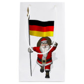 Funny Weihnachtsmann mit dem Ende Deutschlands Kleine Geschenktüte (Vorderseite)