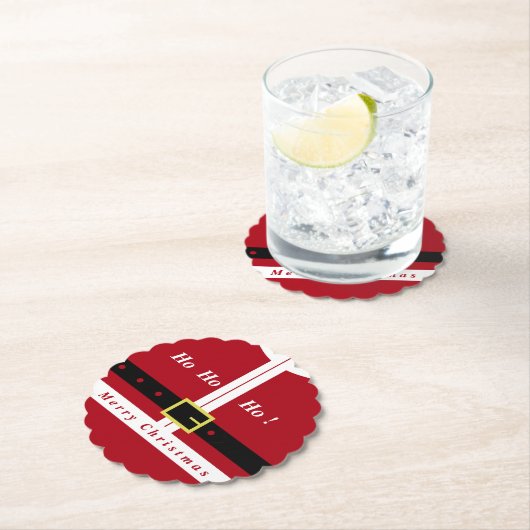 Funny Weihnachtsmann Weihnachts-Untersetzer Untersetzer (Vor Ort)