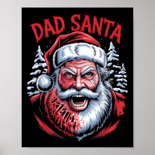 Funny Weihnachtsmann Weihnachts-Vater Erwachsene X Poster