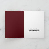 Funny Weihnachtsmann, Weihnachtsgrüße Karte (Innenseite)