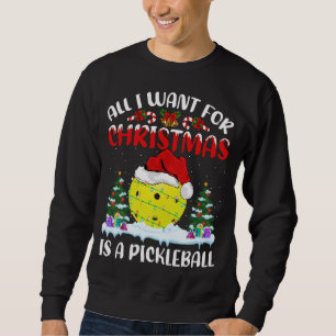 Funny Weihnachtsmannmütze Alles, was ich zu Weihna Sweatshirt