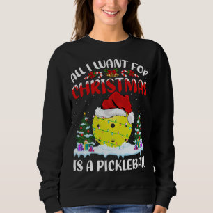 Funny Weihnachtsmannmütze Alles, was ich zu Weihna Sweatshirt