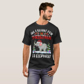 Funny Weihnachtsmannmütze Alles, was ich zu Weihna T-Shirt (Vorne ganz)
