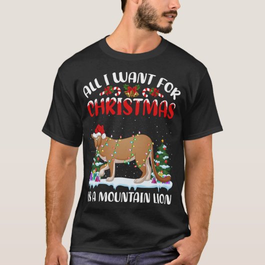 Funny Weihnachtsmannmütze Alles, was ich zu Weihna T-Shirt (Vorderseite)