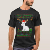 Funny Weihnachtsmannmütze Matching Ugly Arctic Har T-Shirt (Vorderseite)