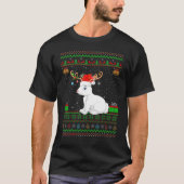 Funny Weihnachtsmannmütze Matching Ugly Arctic Har T-Shirt (Vorderseite)