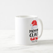 Funny Weihnachtsmannmütze Mommy Claus Weihnachtsfe Kaffeetasse (VorderseiteRechts)