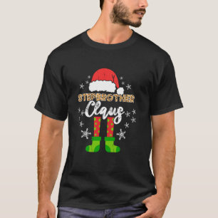 Funny Weihnachtsmannmütze Stepbruder Claus Familie T-Shirt