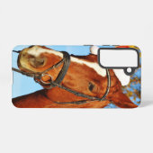 Funny Weihnachtsmannmütze Weihnachten Samsung Galaxy Hülle (Rückseite (Horizontal))