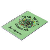 Funny Weihnachtszitat Tangled Leuchten Ich bin gut Notizblock (Linke Seite)