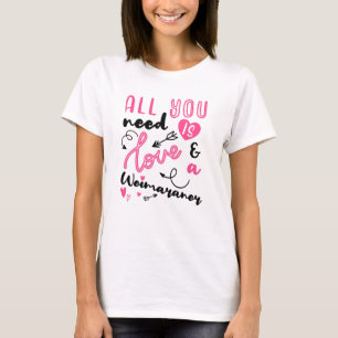 Funny Weimaraner Dog Geschenk Idee T-Shirt