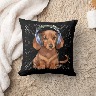 Funny Weiner Dog Dackel Kissen