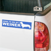 Funny Weiner Dog (Dackel) Zitat Autoaufkleber (Auf Lkw)
