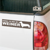 Funny Weiner Dog (Dackel) Zitat Autoaufkleber (Auf Lkw)