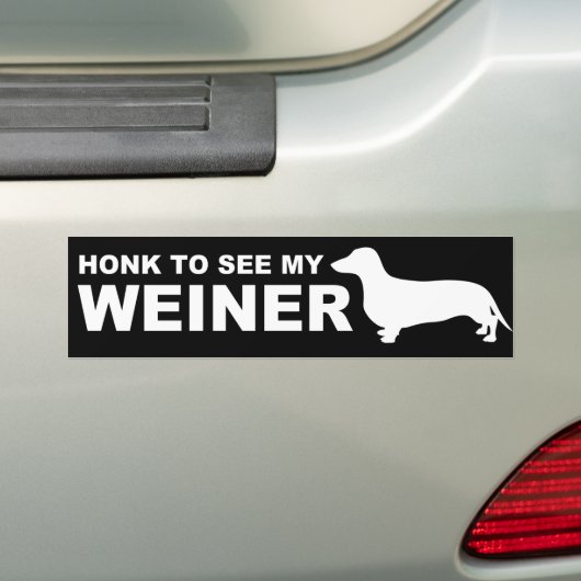Funny Weiner Dog (Dackel) Zitat Autoaufkleber (Auf Auto)
