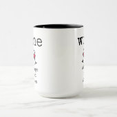 Funny, Weinlover, Zitat, Kaffee Tasse (Zentrum)