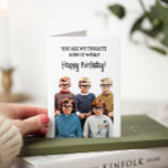 Funny Weird Birthday Grußkarte Dankeskarte<br><div class="desc">Feiern Sie Ihre sonderbare Freundschaft mit dieser einzigartigen Geburtstagskarte. Die perfekte Art,  um Ihre Liebe und Wertschätzung für Ihr Lieblingsweirdo auszudrücken. Spielvoll geschrieben mit einer Touch Spaß,  wird diese Karte sicherlich ein Lächeln ins Gesicht bringen!</div>