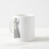 Funny Weird Kitten Wizard Ghost Cat Meme Catdalf H Kaffeetasse (Vorderseite Links)