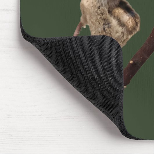 Funny Weird Taxidermy Monkey Lemur Primat Mousepad (Ecke)