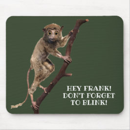 Funny Weird Taxidermy Monkey Lemur Primat Mousepad