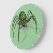 Funny Weird WaterMelon Spider Große Wanduhr (Winkel)