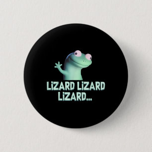Funny Weirdcore Animal Women Men Lizard Liz Button