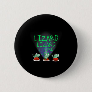 Funny Weirdcore Animal Women Men Lizard Liz Button