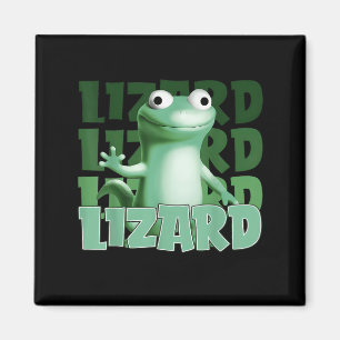 Funny Weirdcore Animal Women Men Lizard Liz Magnet