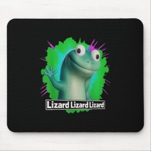 Funny Weirdcore Animal Women Men Lizard Liz Mousepad