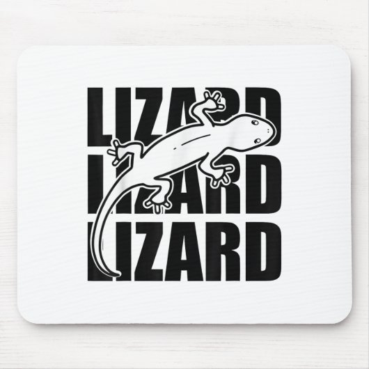 Funny Weirdcore Lizard Lizard Lizard Meme Animal W Mousepad (Vorne)