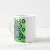 Funny Weirdcore Lizard Lizard Lizard Meme Kaffeetasse (Vorderseite Links)