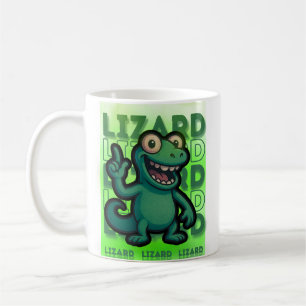 Funny Weirdcore Lizard Lizard Lizard Meme Kaffeetasse