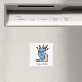 Funny WEIRDOS Annoyed Cartoon Magnet (In Situ (Geschirrspüler))